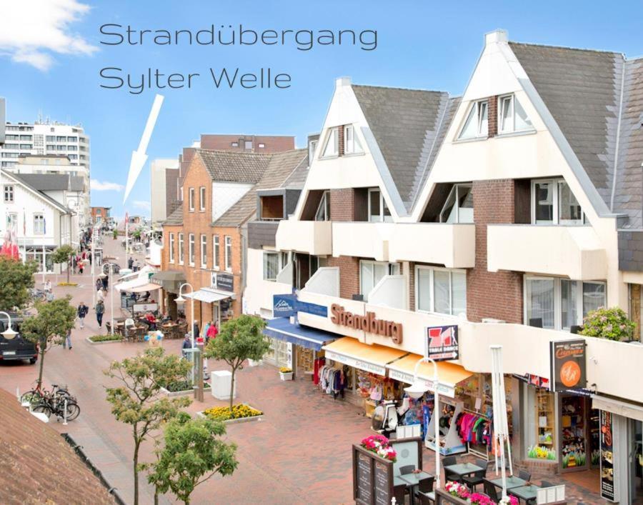 Erleben Sie Ihren Urlaub Im Zentral Gelegenen Apartmenthaus Strandburg Im Herzen Von Westerland 1 Eksteriør bilde